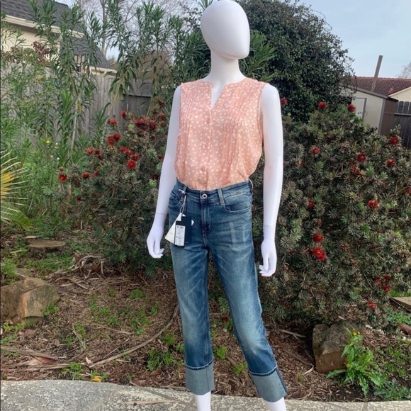 NWT G-STAR High Rise Fold Cuff Straight Leg Jeans - Picture 3 of 15